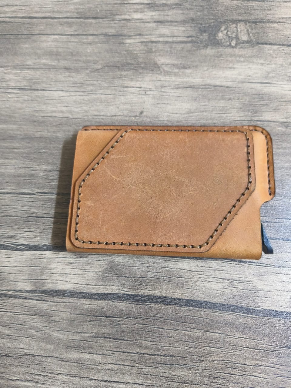 Card holder leather handmade + NFC embedded + Rfid blocker