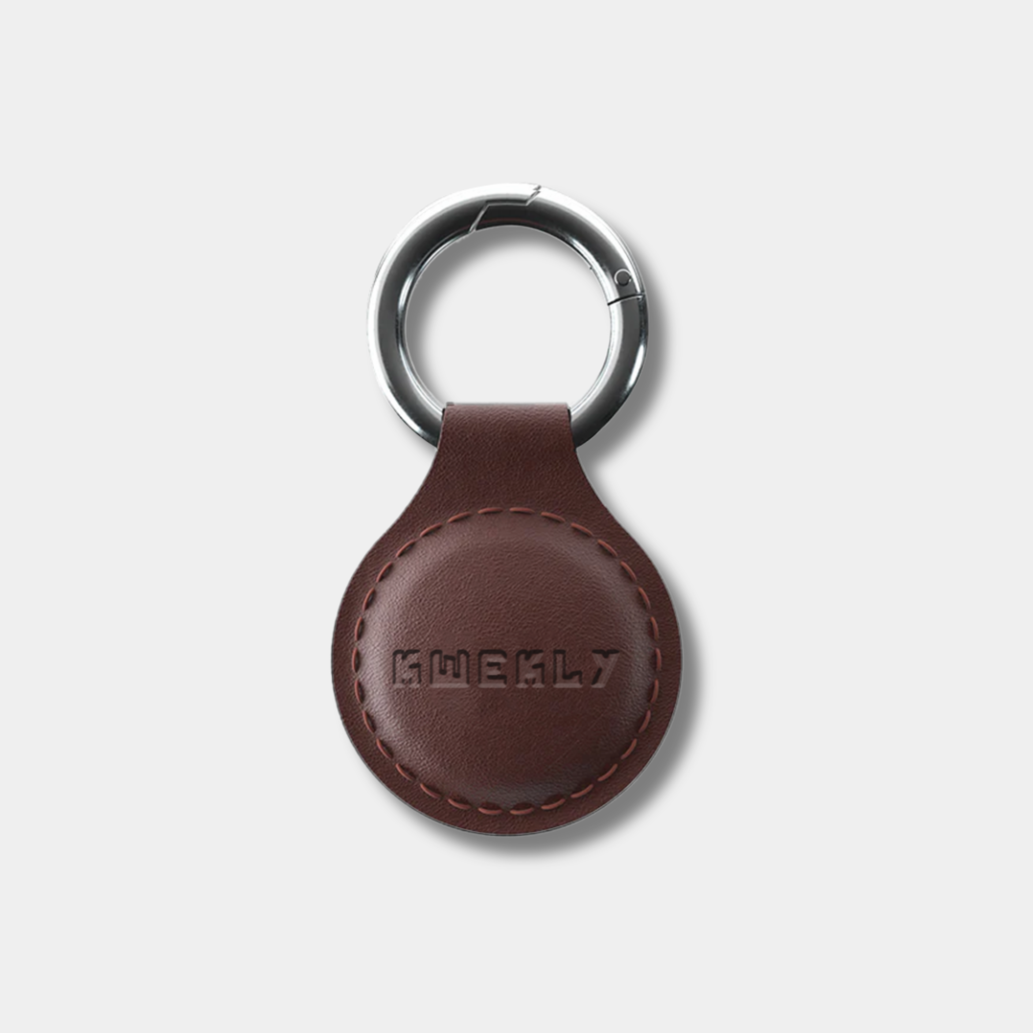 Kwekly Smart Brown Leather Key-Chain – NFC Egypt