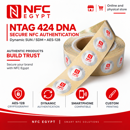 NTAG 424 DNA Secure NFC Sticker 10 Pcs