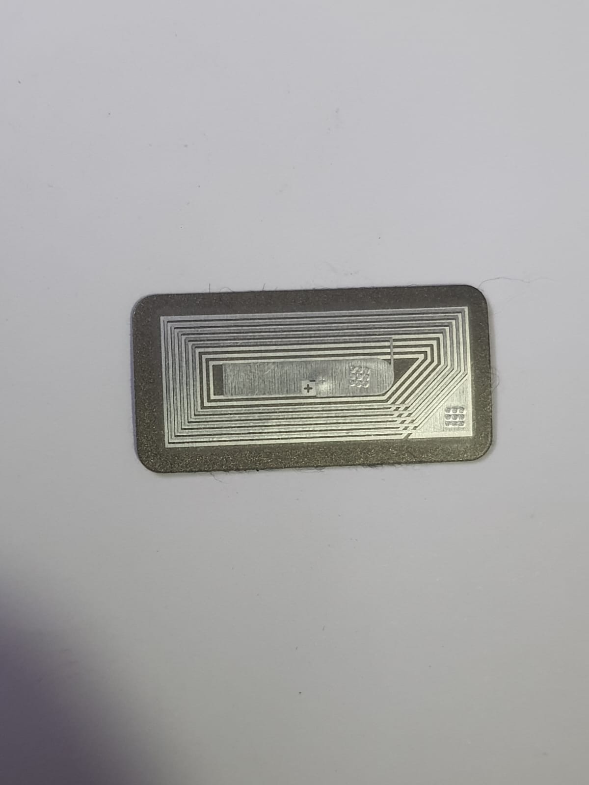 NFC  Transparent Sticker (Rectangular- 11mm X 21mm ) Anti Metal