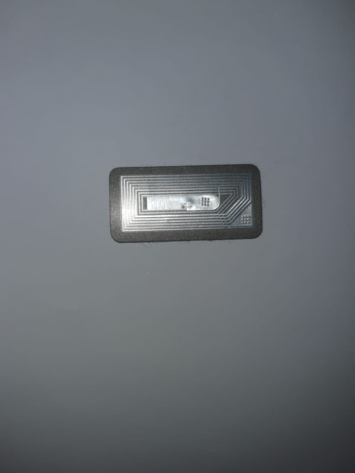 NFC  Transparent Sticker (Rectangular- 11mm X 21mm ) Anti Metal