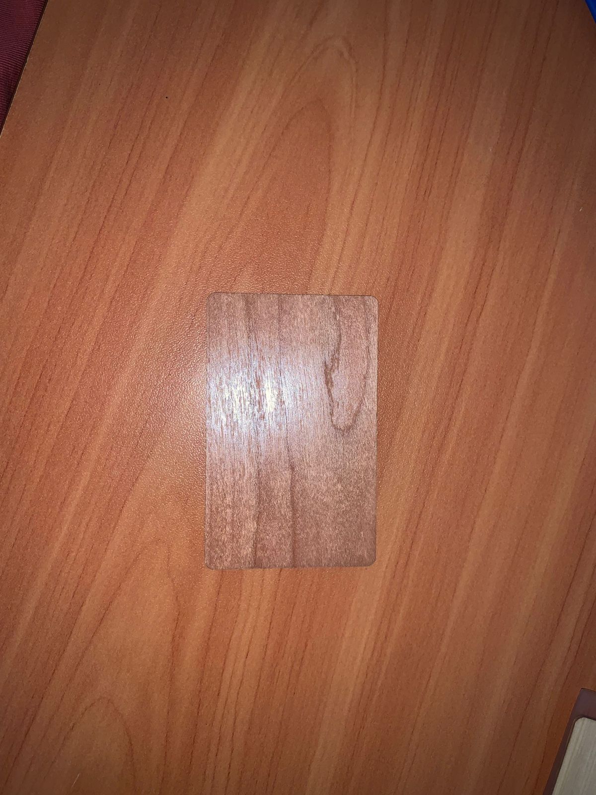 NFC Egypt NFC wood card (Cherry)