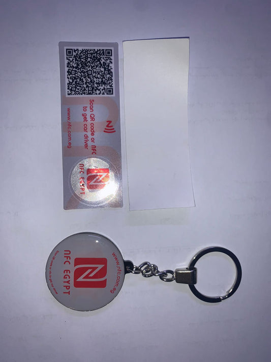 NFC Sticker & QR for cars and shops